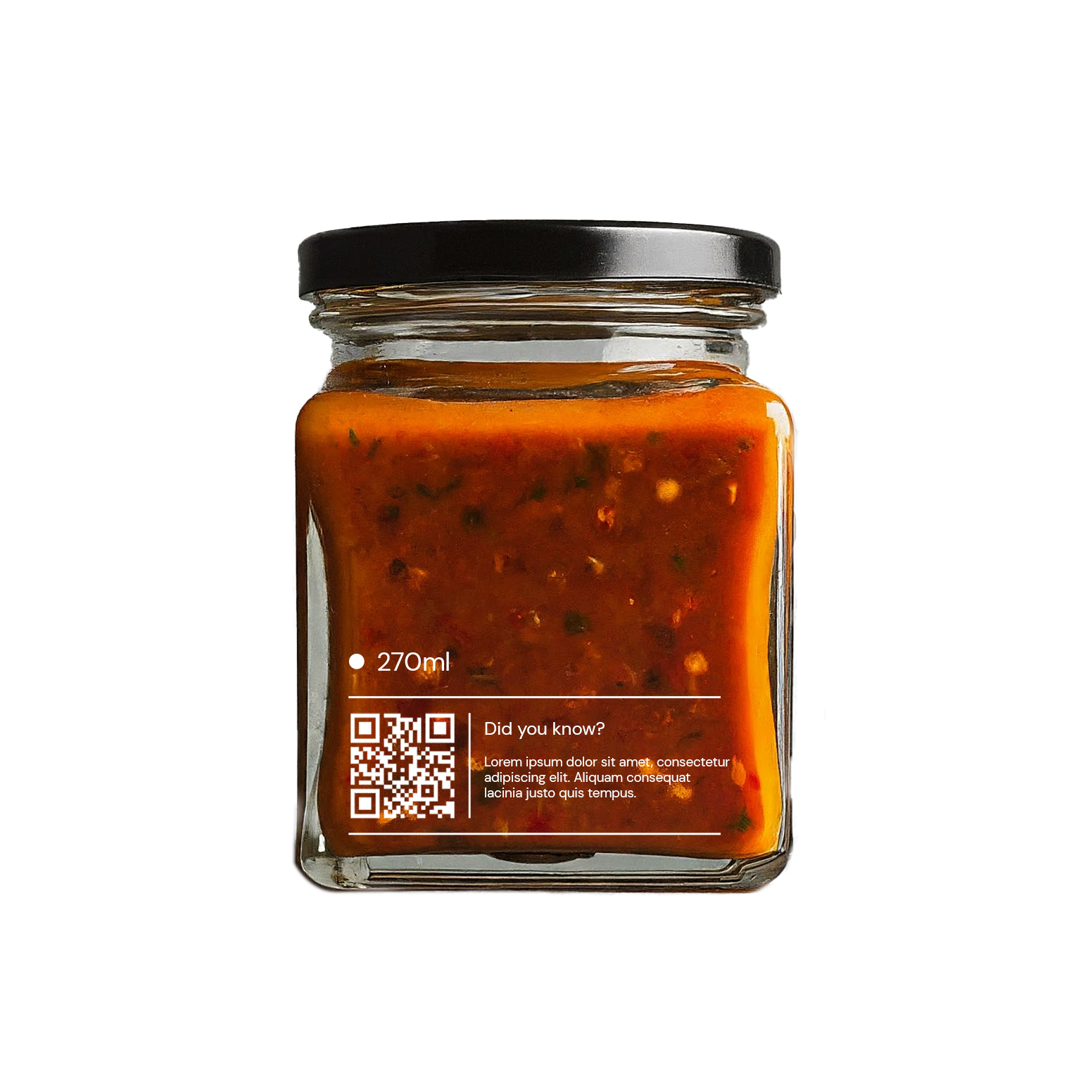 Chilli sauce — back label